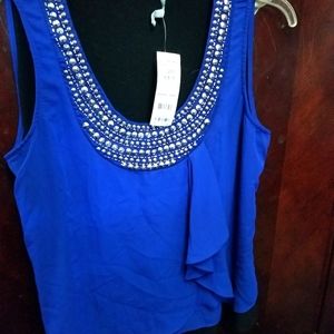 NY Collection Navy Top